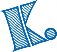 Kulturring Logogedreht hellblau