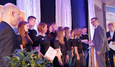 CTIF-Wettkampfgruppe der Jugendfeuerwehren Krankenhagen und Möllenbeck