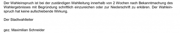 Bekanntmachung Ergebnis Ortsratswahl Moellenbeck Stadt Rinteln 4